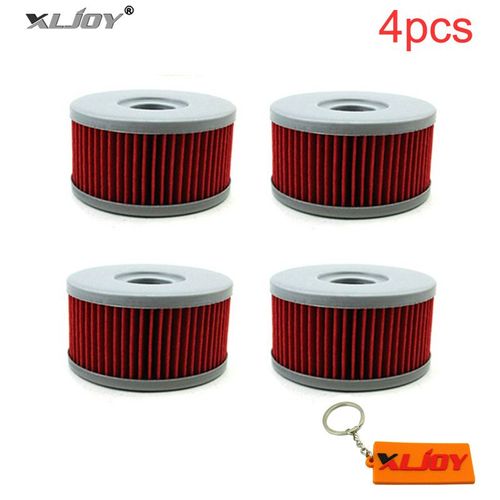 4 Pièces - Filtre À Huile Pour Suzuki Dr350s Dr250s Dr350se Ti250x Tu250x Sp400t Dr400s Gn Sg 250 Vl125lc Vl250lc Intrus Gz250 Maraudeur
