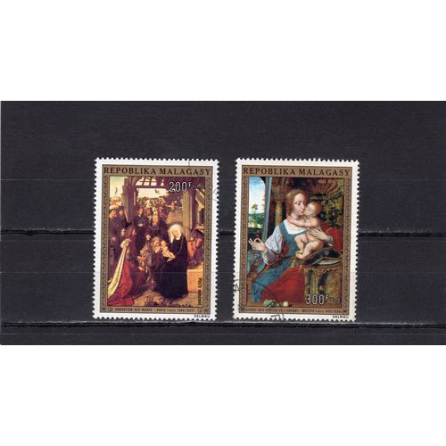 Timbres De Poste Aérienne De Madagascar (Noël)