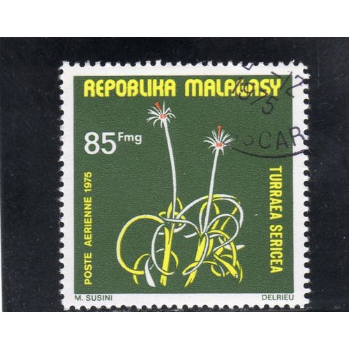 Timbre De Poste Aérienne De Madagascar (Fleur)