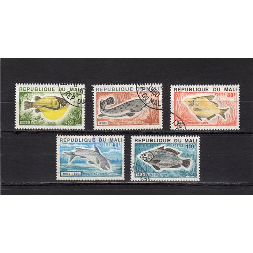 Timbres-Poste Aérienne Du Mali (Poissons)