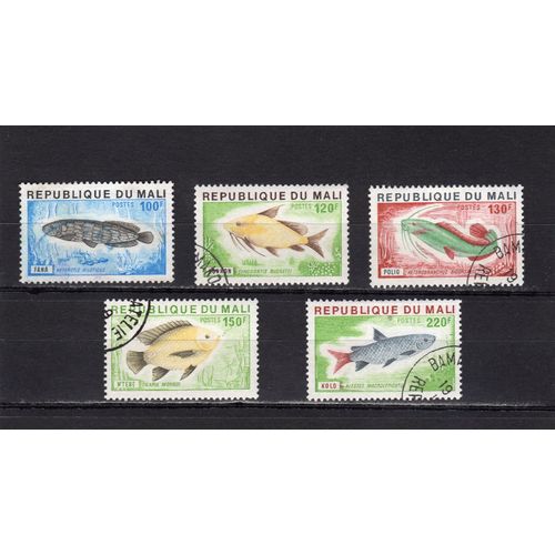 Timbres-Poste Aérienne Du Mali (Poissons)