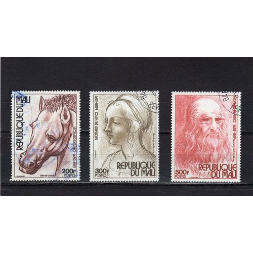 Timbres-Poste Aérienne Du Mali (525ème Anniversaire De La Mort De Léonard De Vinci)