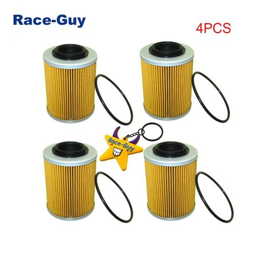 4 Pièces - Filtre À Huile Pour Voiture, Convient Aux Modèles 420 956 123 420956123 Spark Ski Doo Expedition Grand Sea Doo Spark 2 Up 900 Can Am Maverick Bery R Max 1000r