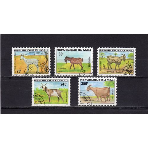 Timbres-Poste Aérienne Du Mali (Caprins Du Mali)