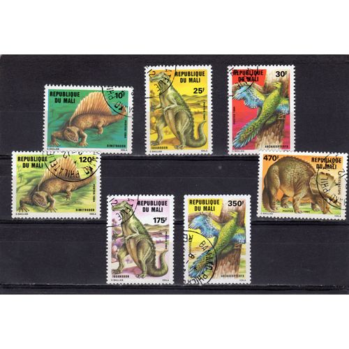 Timbres-Poste Aérienne Du Mali (Animaux Préhistoriques)