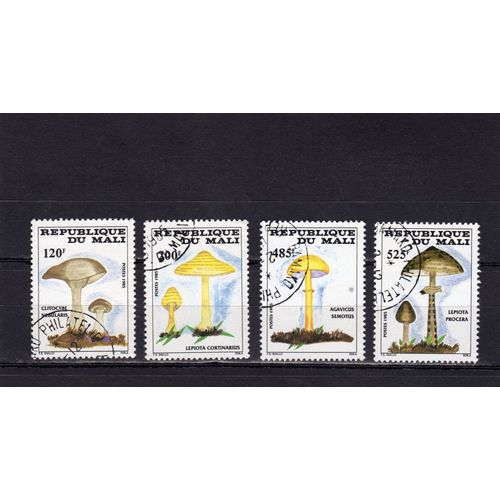 Timbres-Poste Aérienne Du Mali (Champignons)
