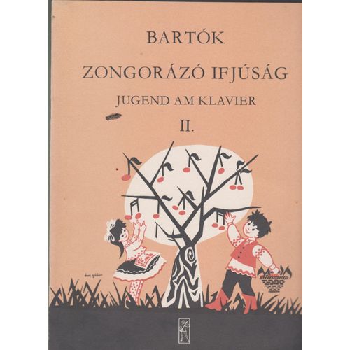 Partition Bartok, Zongorazo Ifjusag, Jugend Am Klavier Ii, Editio Musica Budapest