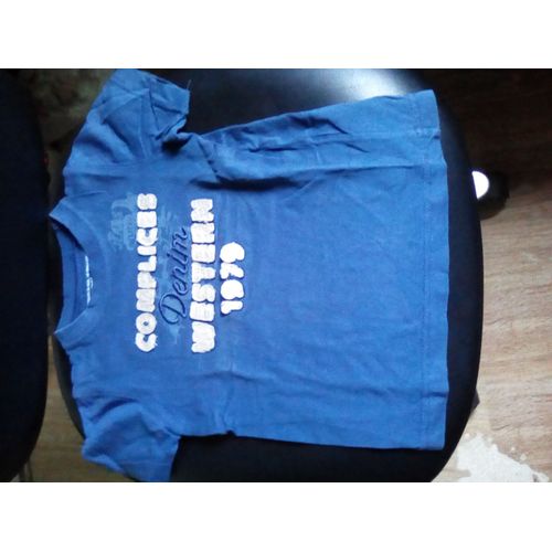 T Shirt Mc Bleu Complices 4 Ans