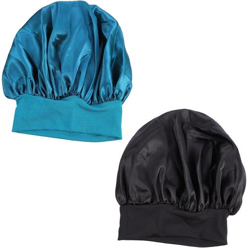 couleur assortie couleur assortie 2 Pièces Bonnet De Nuit Bonnet De Protection Des Cheveux Bonnet De Soin Des Cheveux Bandeau De Renne Adulte Bonnet