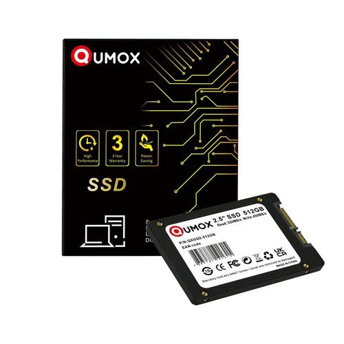QUMOX SATA SSD 512 Go Solid State Drive 2.5" SSD