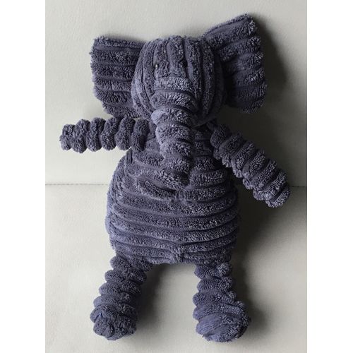 Doudou Éléphant Bleu Foncé Velours Cotelé 24cm Jellycat