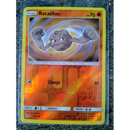 Carte Pokémon Française Reverse 33 /68 Racaillou Destinées Occultes