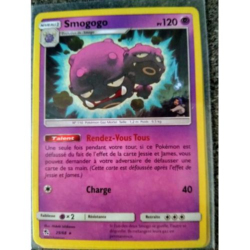 Carte Pokémon Française Rare 29 /68 Smogogo Destinées Occultes