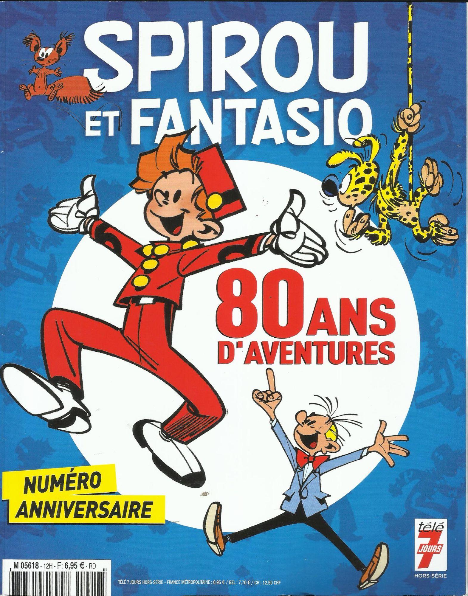 Spirou Et Fantasio 80 Ans D Aventures Tele 7 Jours Hors Serie 12 Rakuten