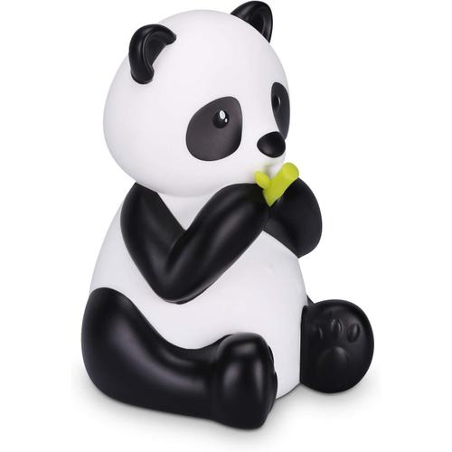 Blanc - Noir Veilleuse Led Enfant Panda - Lampe De Nuit Pour Chambre Enfant Bébé Avec Changement De Couleur Et Minuteur - Veilleuse Nomade Sur Pile