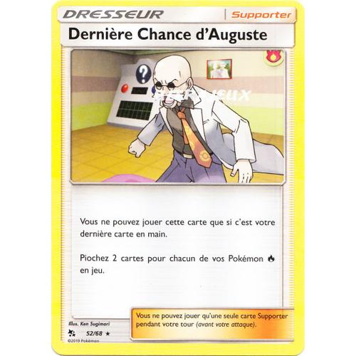 Pokémon - 52/78 - Sl11.5 - Soleil Et Lune - Destinées Occultes - Dernière Chance D'auguste - Rare