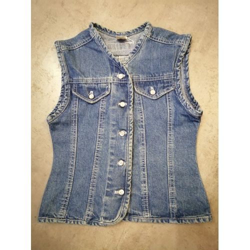 Gilet Sans Manches En Jean 6 Ans Apple Pie
