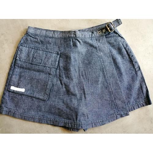 Jupe Short  12 Ans Bleu Jean Edeis