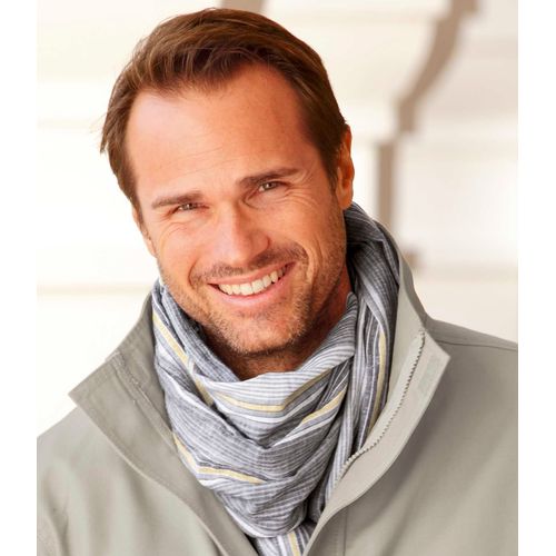 Chèche Homme Écru À Rayures