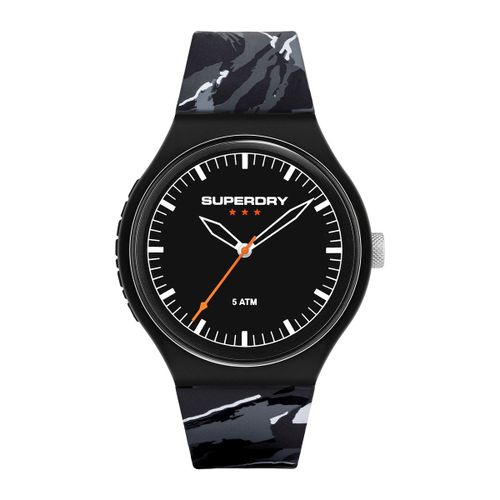 Montre Analogique Bracelet Siliconeurban Xl Camo Pop - Noir Mat