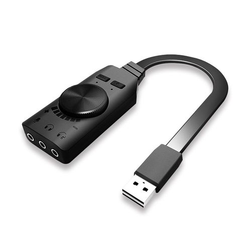 Jeu d'ordinateur carte son externe USB carte son stéréo micro haut-parleur casque Audio Jack 3.5mm câble adaptateur USB lecteur gratuit YS-403