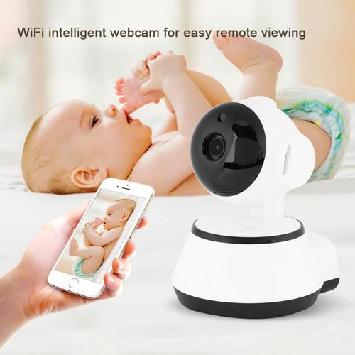 Moniteur Audio vidéo WIFI sans fil Intelligent réseau moniteur de sommeil caméra HD 720P bébé accueil visionneuse intérieure nuit Audio