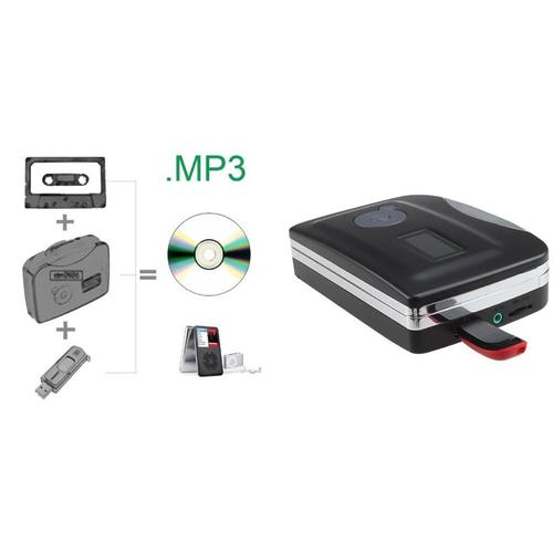 Ezcap USB Cassette bande à MP3 Audio capture carte lecteur baladeur, convertir la bande en mp3 en U flash disk, aucun pc requis