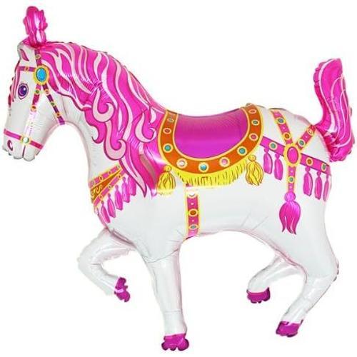 Multicolore Multicolore Multicolore Ballon Gonflable En Forme De Cheval De Cirque Rose