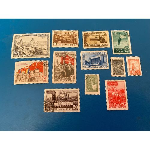 Timbres Union Soviétique 1946/50 Neufs/Oblitérés Lot 6