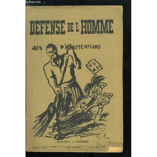 Defense De L Homme 2e Annee N°5 - Russie, Prison Des Peuples Par Maurice Doutreau, Le Socialisme Par André Prunier, Les Ultimes Problèmes Par Alain Sergent, Les Mirages Et Les Lumières Par Pierre(...)