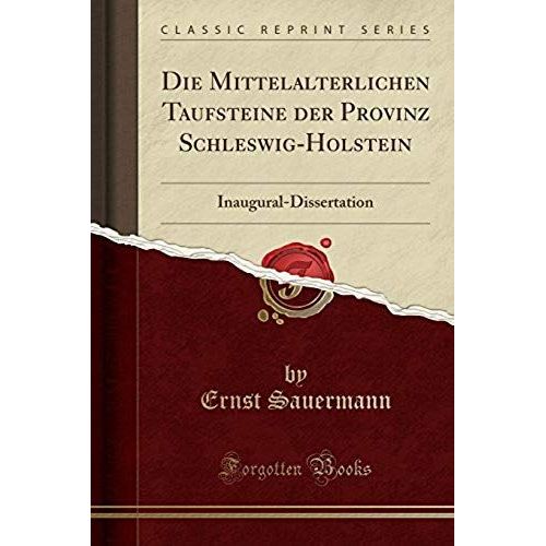 Sauermann, E: Mittelalterlichen Taufsteine Der Provinz Schle