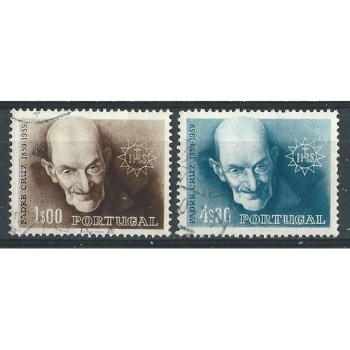 Padre Cruz 1960. Lot De 2 Timbres Portugal N° Michel 890/891