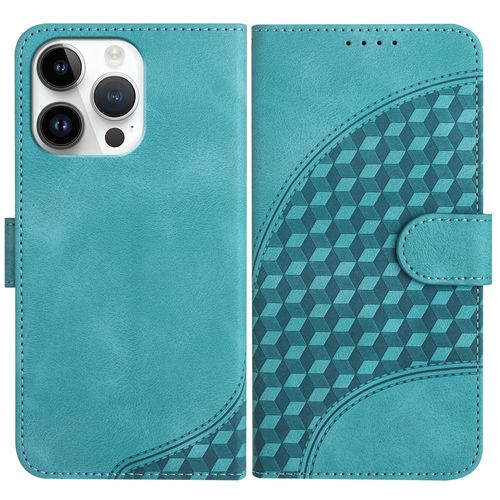 Coque Pour Iphone 15 Pro Max Rabat,Etui En Cuir Pu Portefeuille Coque Avec Fente Carte,Antichoc Housse De Etui Pour Iphone 15 Pro Max,Vert