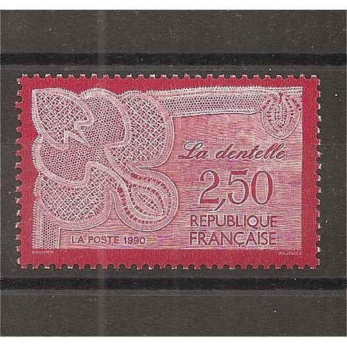 2631 (1990) La Dentelle Métiers D'art N** (Cote 1,25e) (0945)