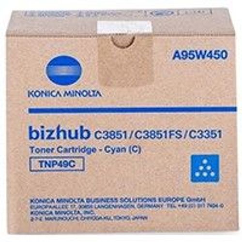 Konica Minolta TNP49C Toner Cyan A95W450 (TNP49C)