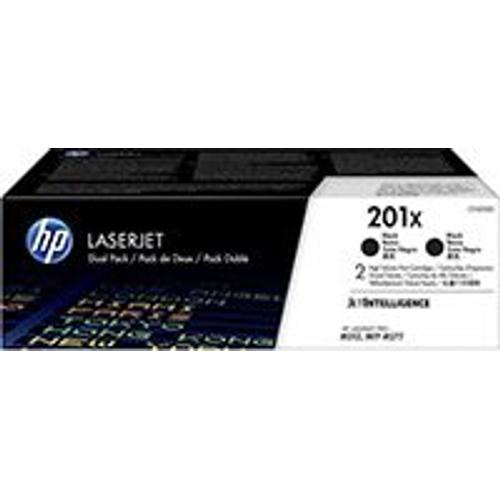 HP 201X Toners Pack de 2 Noir CF400XD