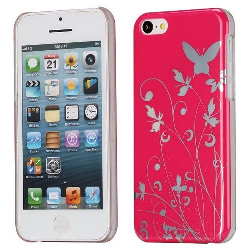 Coque Iphone 5c Le Jardin Rose Silicone Semi-Rigide (Tpu)