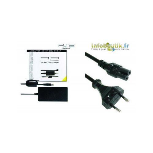 Ac Adaptateur, Chargeur Secteur D'alimentation Pour Ps2 Pstwo