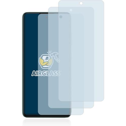 Film De Protection En Verre Trempé Compatible Avec Samsung Galaxy A52 / 5g 3 Pièces Film De Protection En Verre Extrêmement Résistant Aux Rayures 9h, Anti-Traces De Doigts