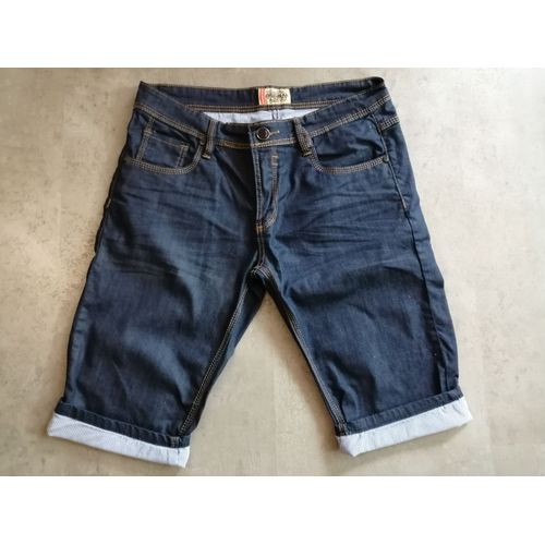 Bermuda En Jean Keep Away Fr 42 Us 32-42 Bleu