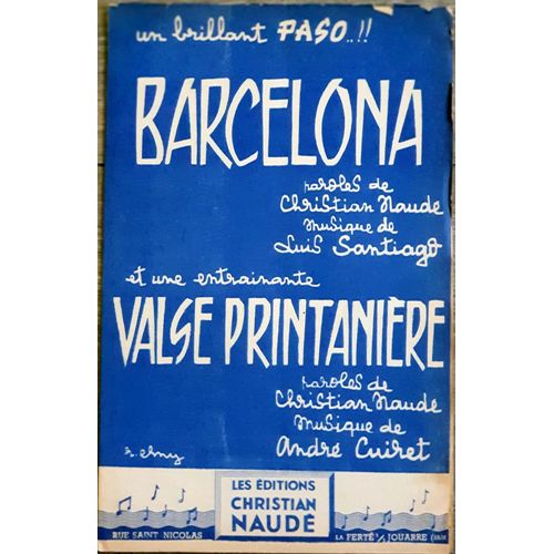 Barcelona / Valse Printanière