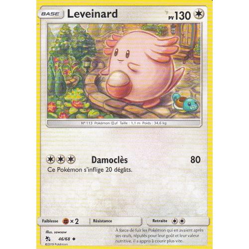Carte Pokemon - Leveinard - 46/68 - 130pv - Sl11,5 - Destinées Occultes