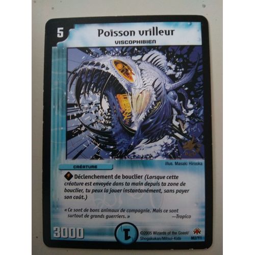 Carte Duel Masters - Poisson Vrilleur - M2/Y1