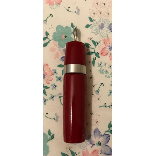 Flacon Roll On Rechargeable Ancien Années 70 En Verre Rouge 10 Ml Avon 