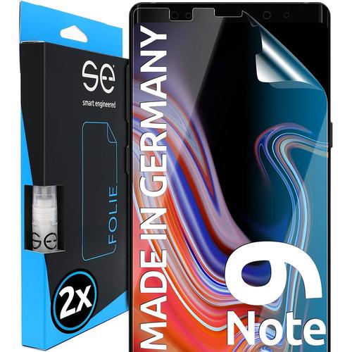 Film De Protection Pour Samsung Galaxy Note 9, 2 Pièces, Plein Écran, Aide Au Positionnement, Film Trempé Note9, Film D'écran Transparent, Alternative De Travail Au Verre De Protection Note9, Film De Protection En Verre