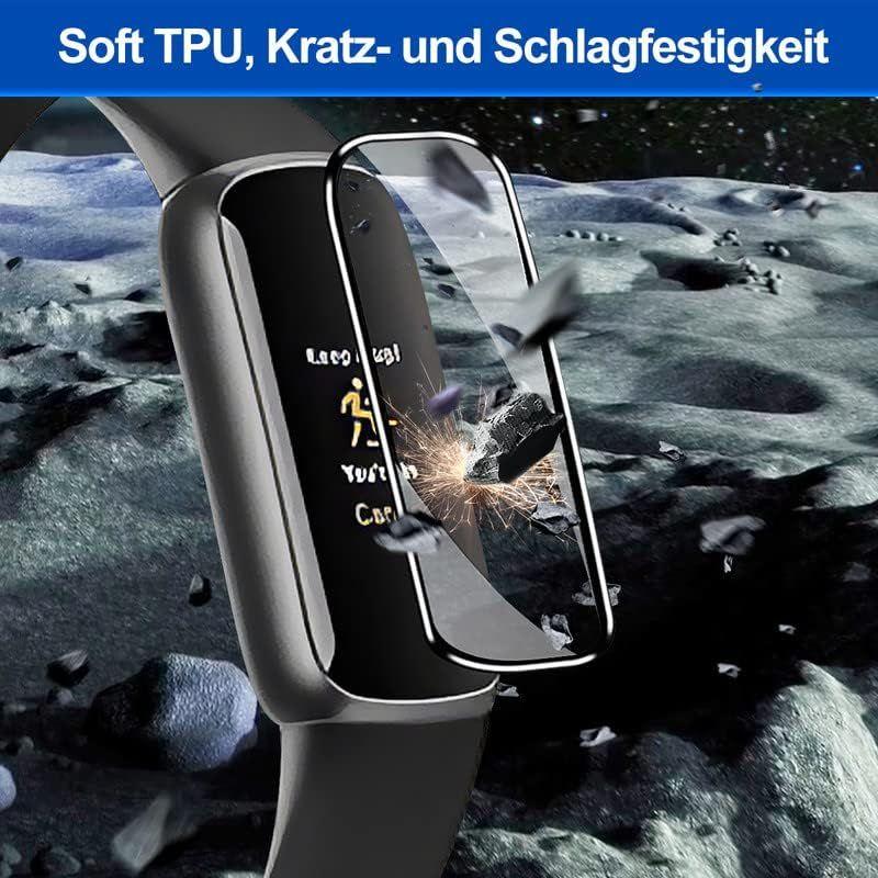 Fr Schutzfolie Panzerglasfolie Fitbit Luxe Folie 2 Stck], ... - 3