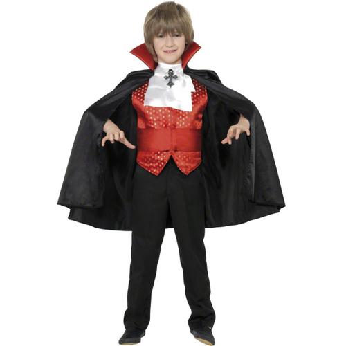 Déguisement De Vampire Comte Dracula Pour Garçon (Taille 4-6a)