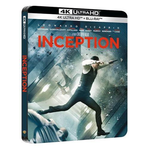 Inception - 4k Ultra Hd + Blu-Ray - Édition Boîtier Steelbook