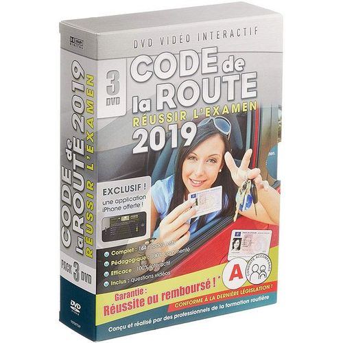 Code De La Route 2019 - 3 Dvd - Dvd Interactif