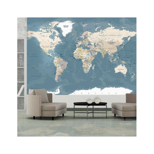 Papier peint VINTAGE WORLD MAP 250 x 175 cm